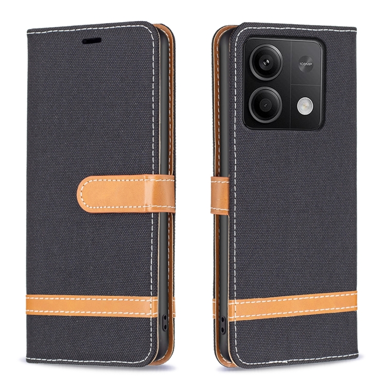 BLOCKY pénztárca huzat Xiaomi Redmi Note 13 fekete akciós termékkép 1