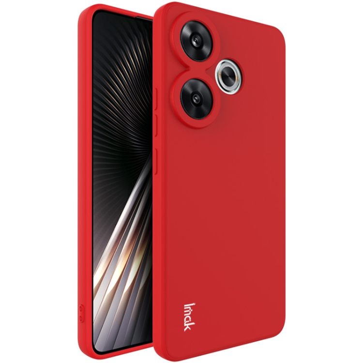 IMAK UC-4 Szilikon borítás Xiaomi Poco F6 piros akciós termékkép 1