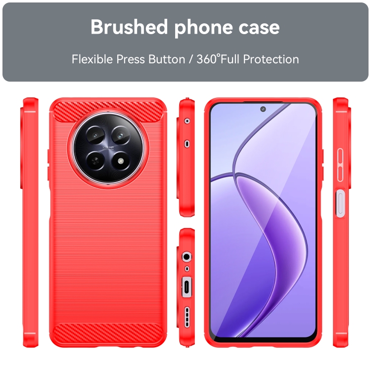 FLEXI TPU Védőburkolat Realme 12 5G piros termék 2. képe