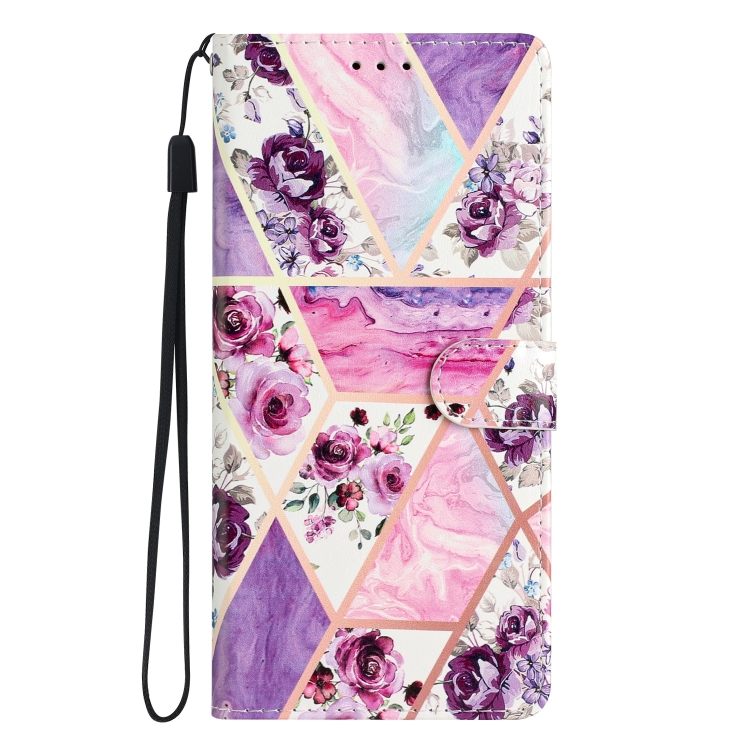 ART Motorola Edge 40 PURPLE MARBLE pénztárcahuzat termék 2. képe