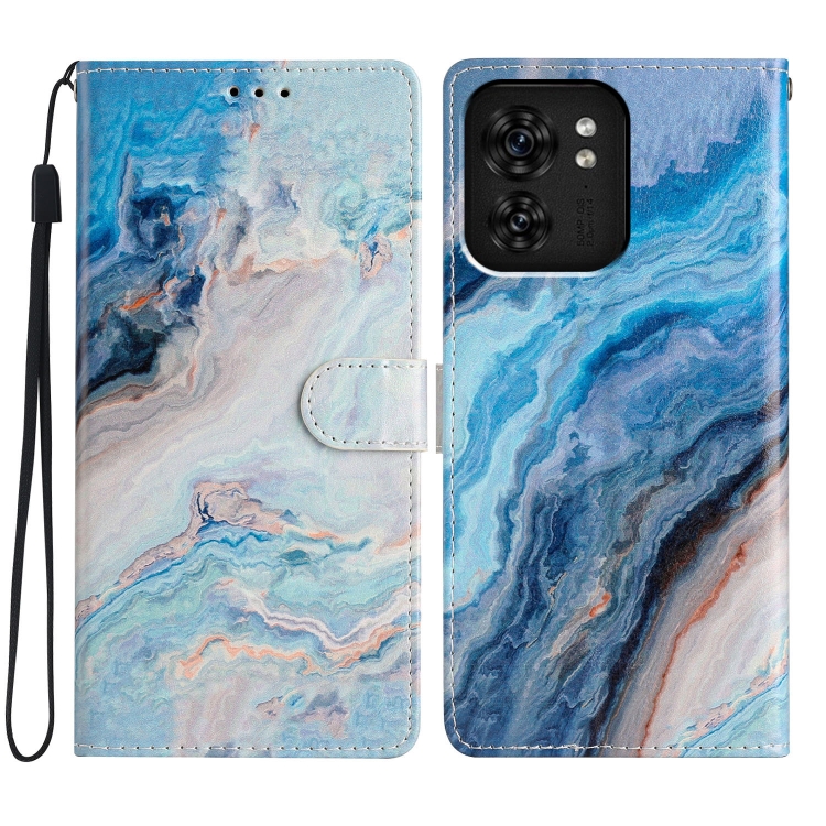 ART pénztárcavédő Motorola Edge 40 BLUE MARBLE telefonhoz akciós termékkép 1