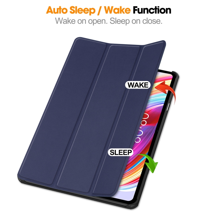 LEATHER Flip borítás Teclast T50 kék termék 2. képe