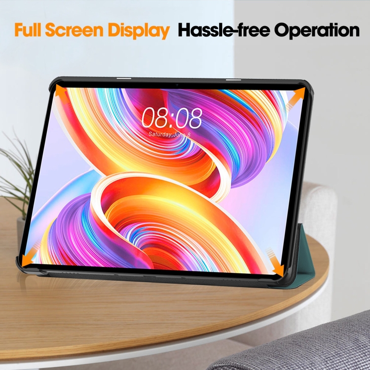 LEATHER Flip borító Teclast T50 zöld termék 2. képe
