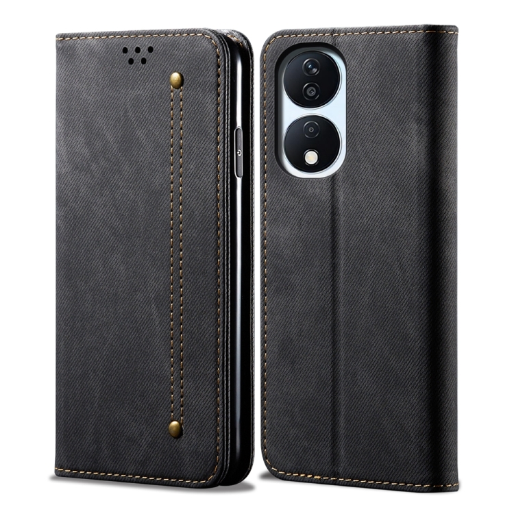 DENIM pénztárcahuzat Honor X7b fekete akciós termékkép 1