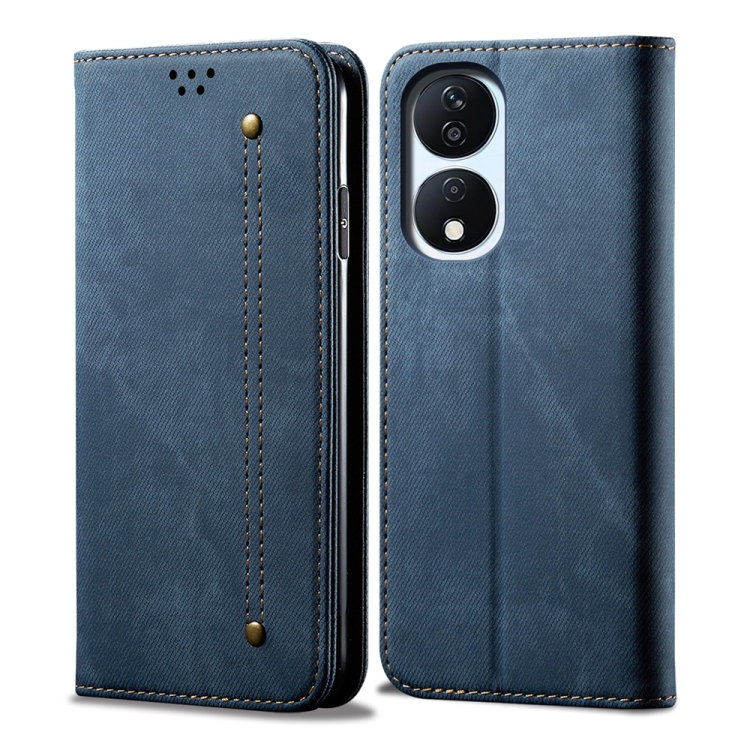 DENIM pénztárcahuzat Honor X7b kék színhez akciós termékkép 1