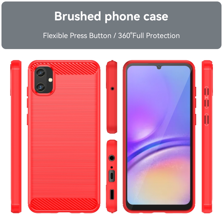 FLEXI TPU Védőburkolat Samsung Galaxy A05 piros termék 2. képe