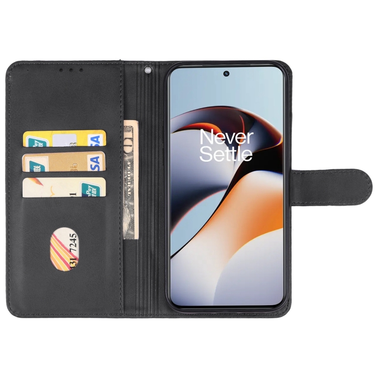 SMOOTH pénztárca tok One Plus 12R fekete termék 2. képe
