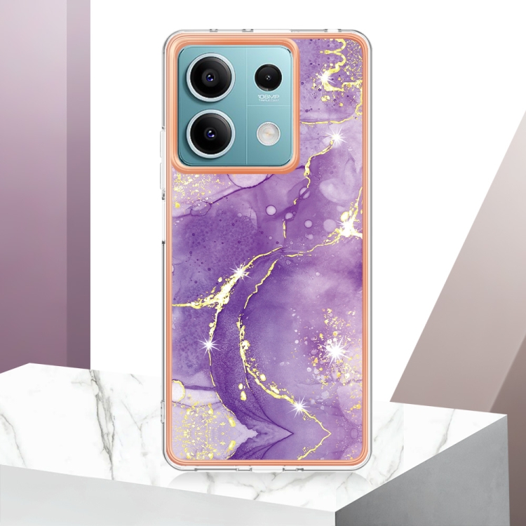 IMD MARBLE Xiaomi Redmi Note 13 5G PURPLE védőburkolat termék 2. képe