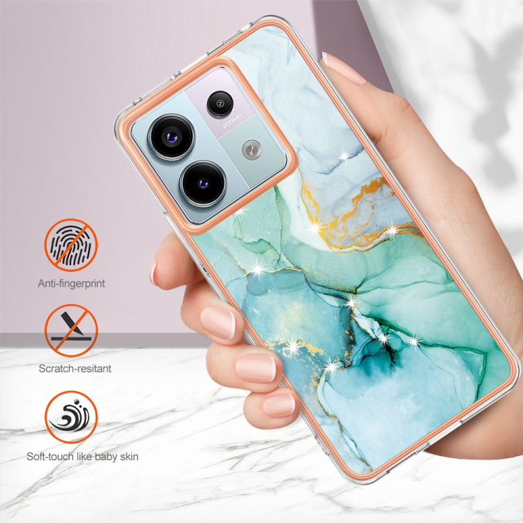 IMD MARBLE Xiaomi Redmi Note 13 Pro 5G GREEN védőburkolat termék 2. képe