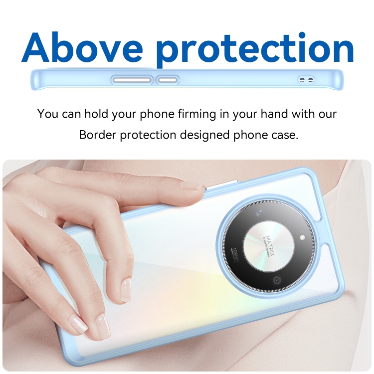 CRYSTAL Védőburkolat Honor Magic6 Lite 5G kék színben termék 2. képe