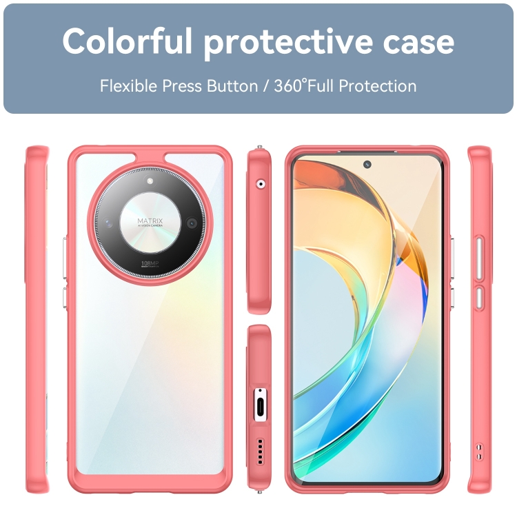 CRYSTAL Védőburkolat Honor Magic6 Lite 5G vörös termék 2. képe