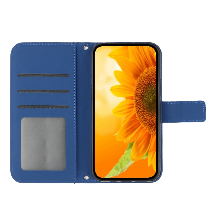 ART SUN FLOWER pénztárca tok One Plus 12R kékhez termék 2. képe