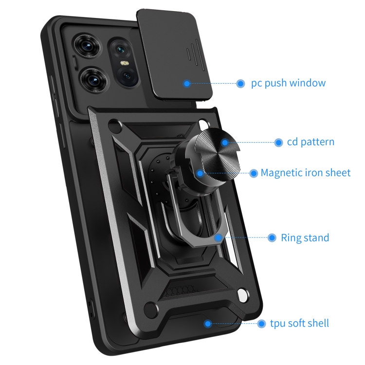RING KAMERA Fedél tartóval Motorola Edge 50 Pro kék termék 2. képe