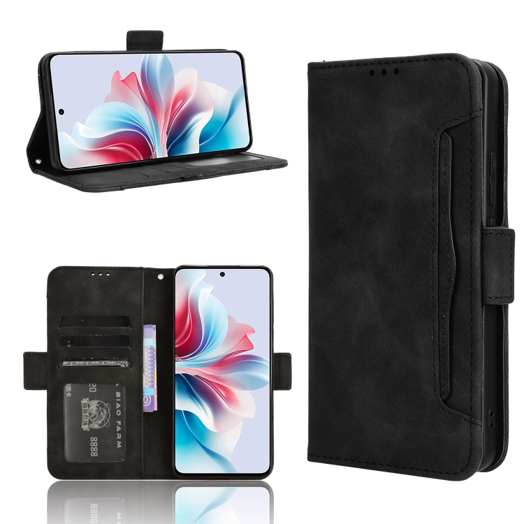 SLOT Pénztárcahuzat Oppo Reno11 F 5G-hoz fekete termék 2. képe