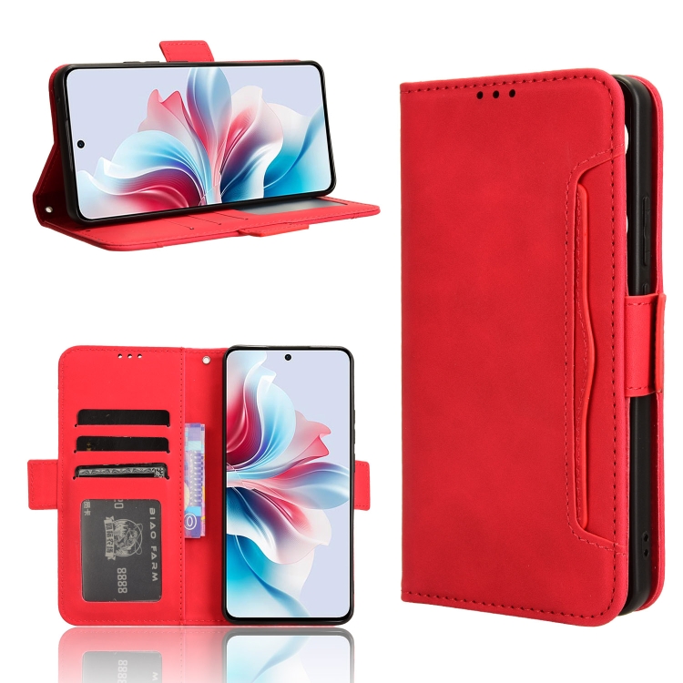 SLOT Pénztárcahuzat Oppo Reno11 F 5G-hoz piros termék 2. képe