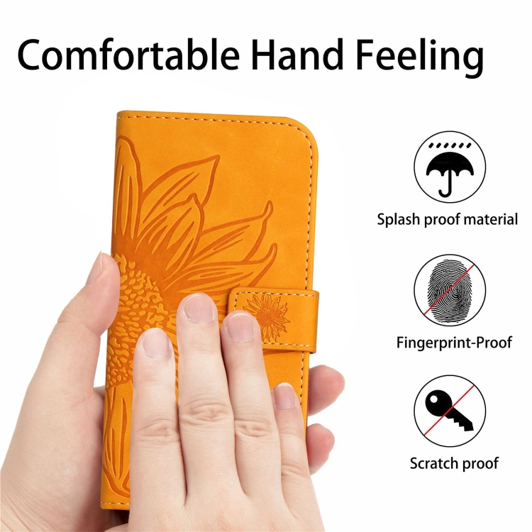 ART SUNFLOWER pénztárcavédő Oppo Reno11 F 5G sárga termék 2. képe