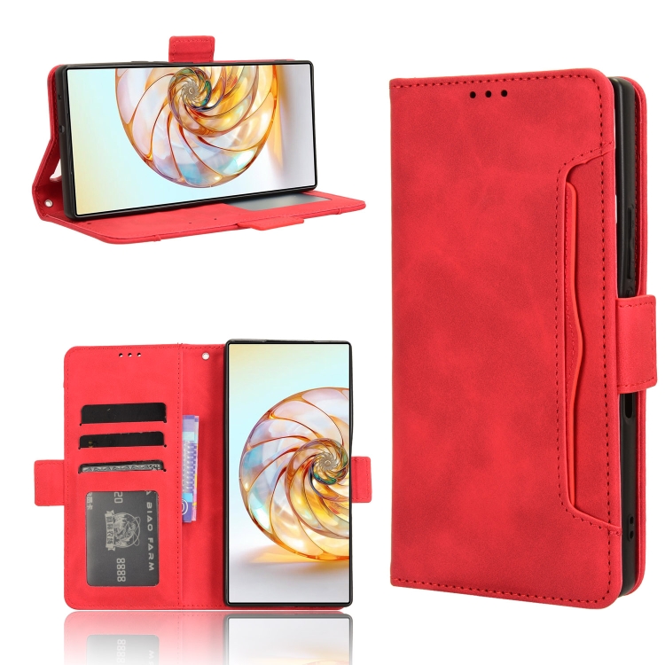 SLOT Pénztárcahuzat Nubia Z60 Ultra piros termék 2. képe