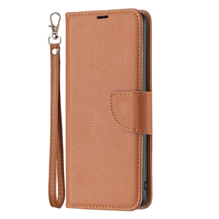 LITCHI Wallet tok Samsung Galaxy A35 5G barna termék 2. képe