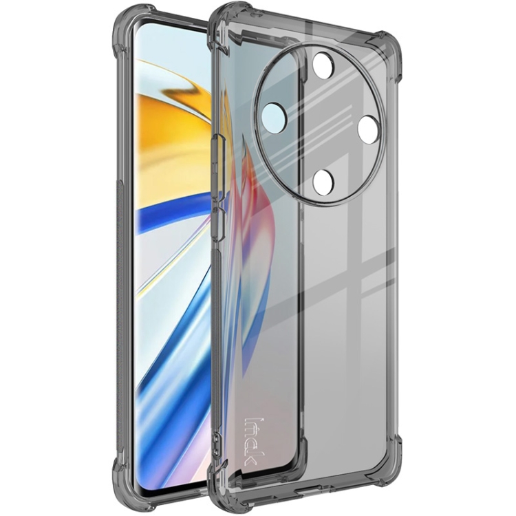 IMAK Védő szilikon tok Honor Magic6 Lite 5G fekete akciós termékkép 1