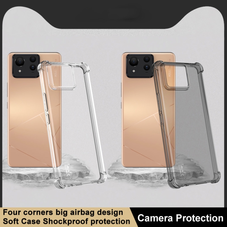 IMAK Szilikon védőtok Asus Zenfone 11 Ultra fekete készülékhez termék 2. képe