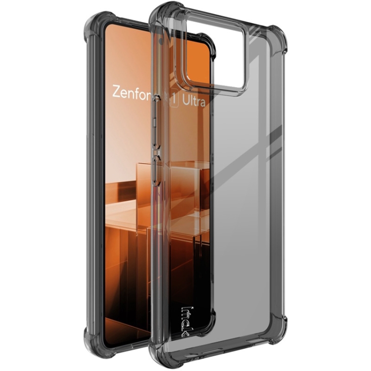 IMAK Szilikon védőtok Asus Zenfone 11 Ultra fekete készülékhez akciós termékkép 1