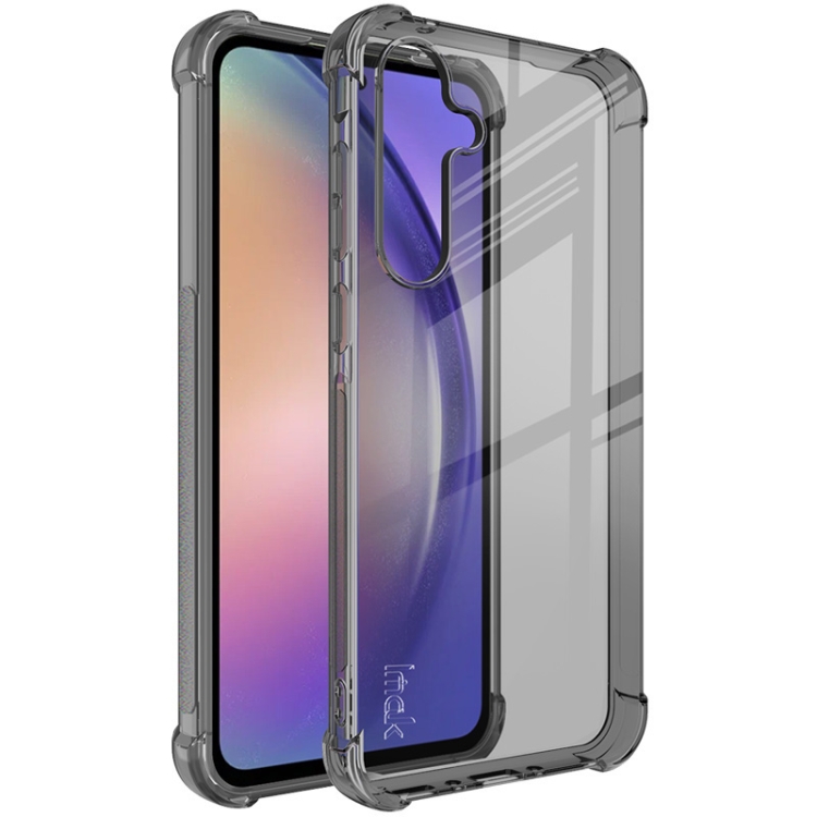 IMAK Védő szilikon tok Samsung Galaxy A35 5G fekete akciós termékkép 1