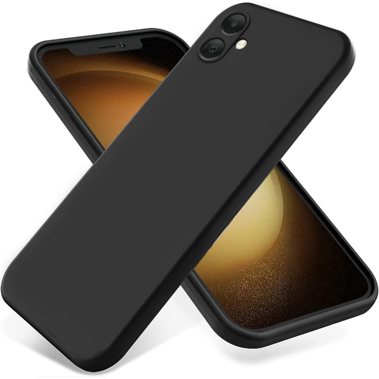 RUBBER Védőburkolat Samsung Galaxy A05 fekete akciós termékkép 1