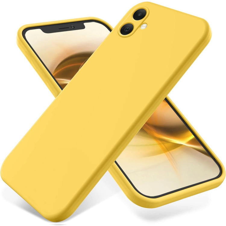 RUBBER Védőburkolat Samsung Galaxy A05 sárga akciós termékkép 1
