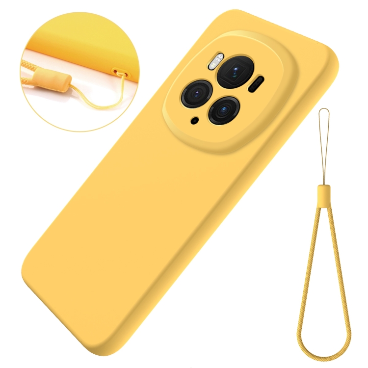 RUBBER Védőtok Honor Magic6 Pro sárga termék 2. képe