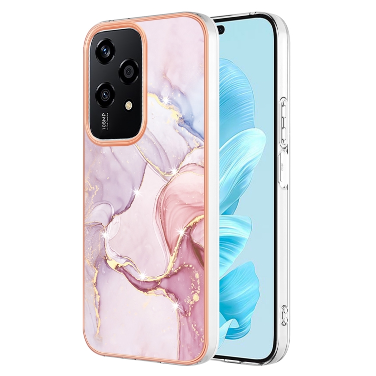 IMD MARBLE Védőburkolat a Honor 200 Lite ROSE GOLD-hoz akciós termékkép 1