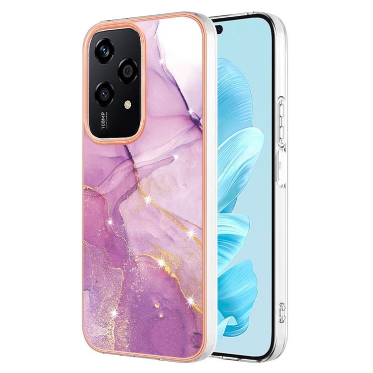 IMD MARBLE Védőburkolat a Honor-hoz 200 Lite PURPLE akciós termékkép 1