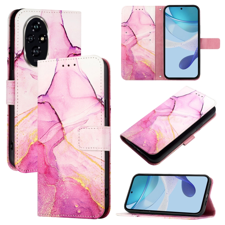 ART MARBLE Pénztárcahuzat Honor 200 Pro PINK-hoz termék 2. képe