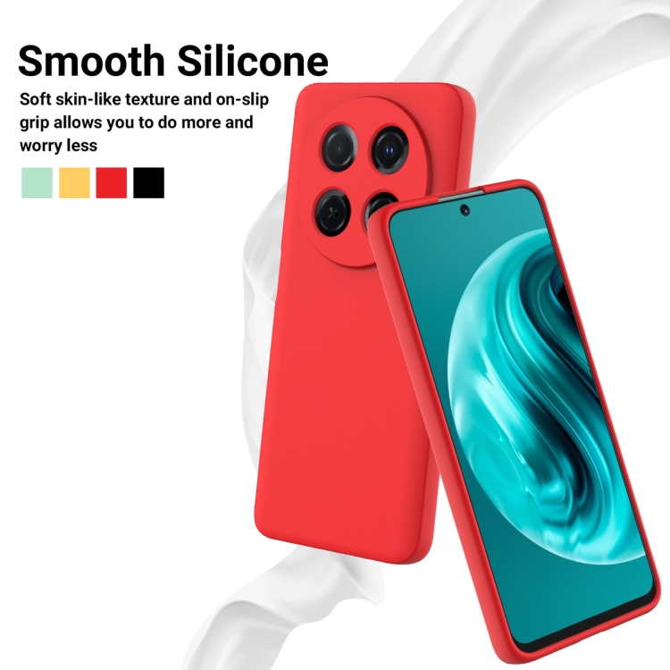 RUBBER Védőburkolat Huawei Nova 12i piroshoz termék 2. képe