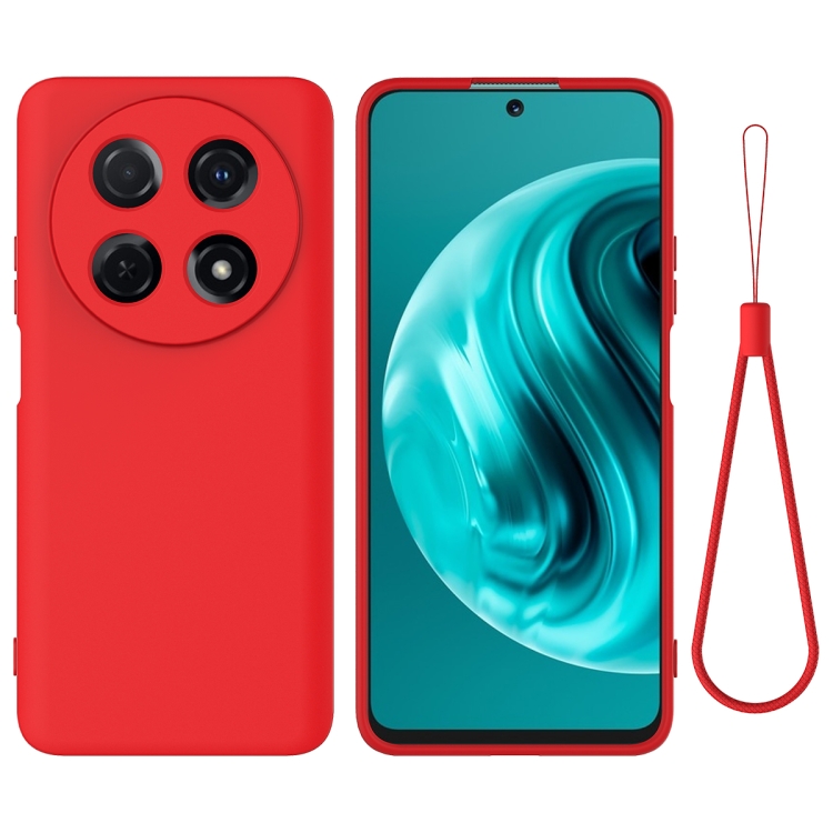 RUBBER Védőburkolat Huawei Nova 12i piroshoz akciós termékkép 1
