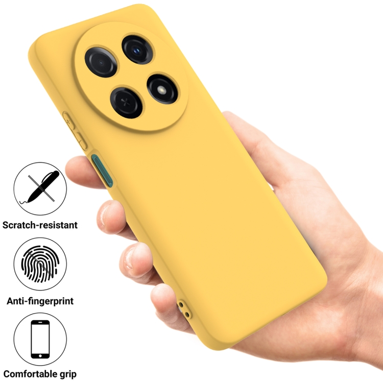 RUBBER Védőburkolat Huawei Nova 12i sárga termék 2. képe