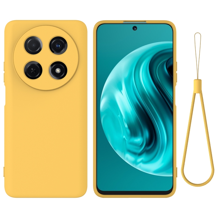 RUBBER Védőburkolat Huawei Nova 12i sárga akciós termékkép 1