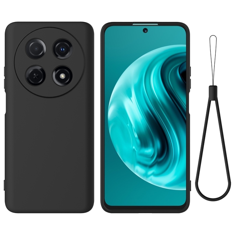 RUBBER Védőburkolat Huawei Nova 12i fekete akciós termékkép 1