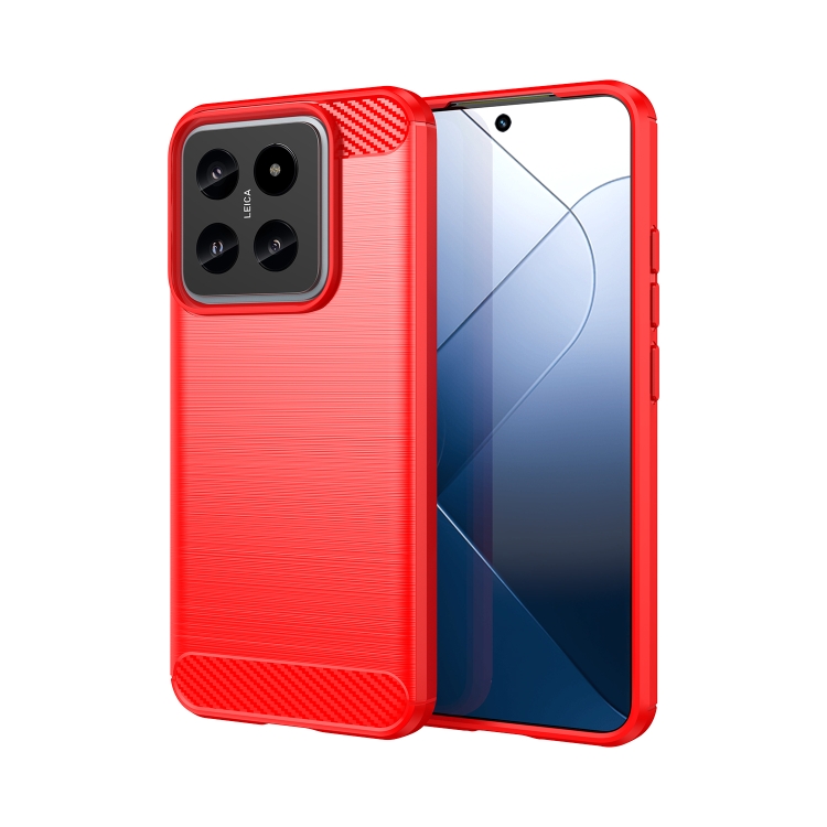 FLEXI TPU Védőburkolat Xiaomi 14 piros akciós termékkép 1