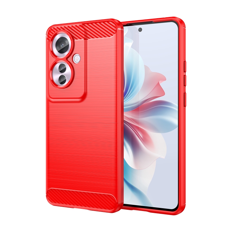FLEXI TPU Védőburkolat Oppo Reno11 F 5G piros akciós termékkép 1