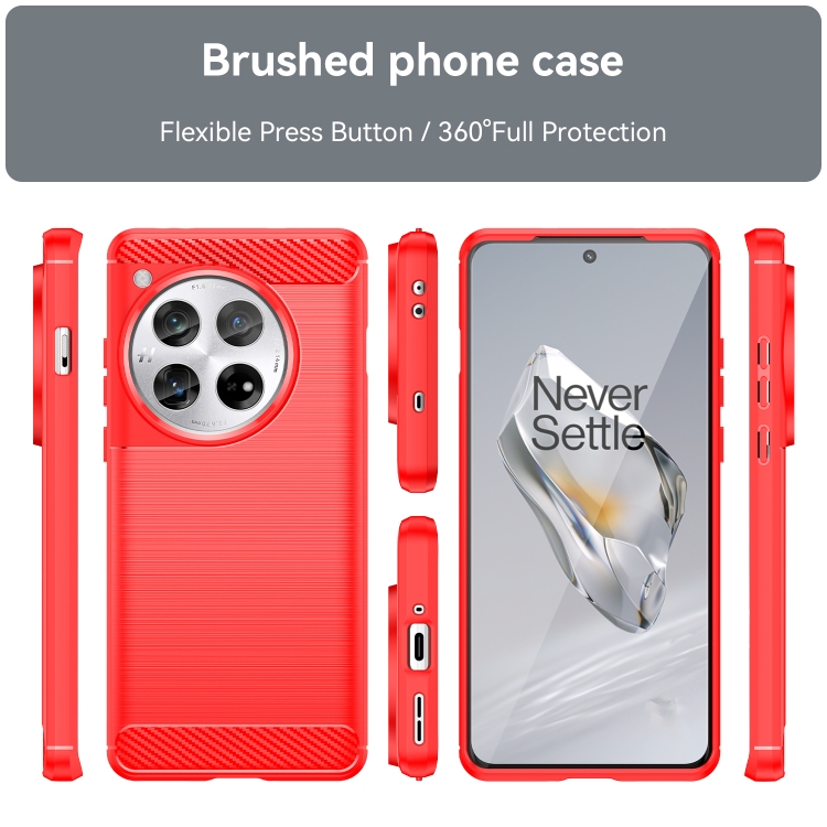 FLEXI TPU Védőburkolat One Plus 12 piros termék 2. képe