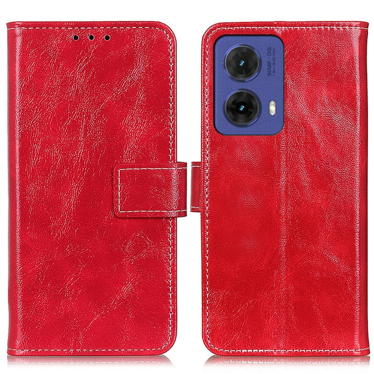 RETRO Pénztárcahuzat Motorola Moto G85 5G piros akciós termékkép 1
