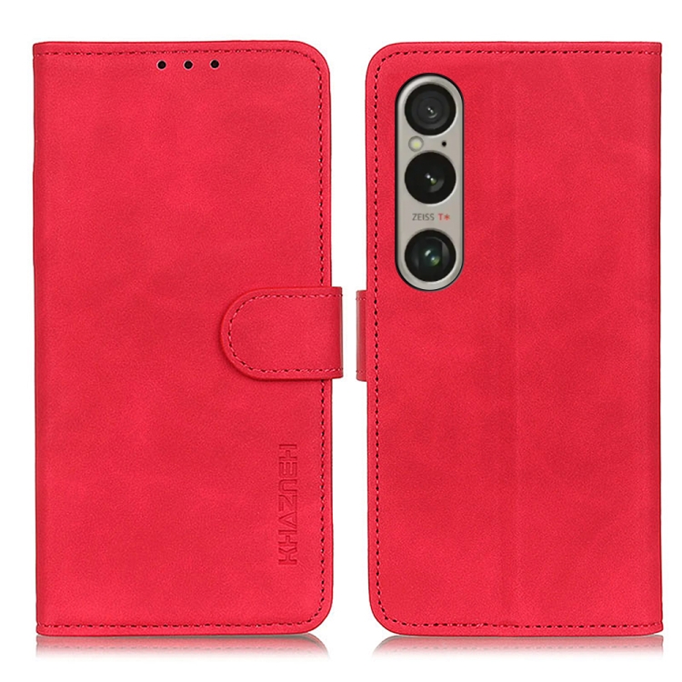 KHAZNEH RETRO Flip tok Sony Xperia 1 VI piros akciós termékkép 1