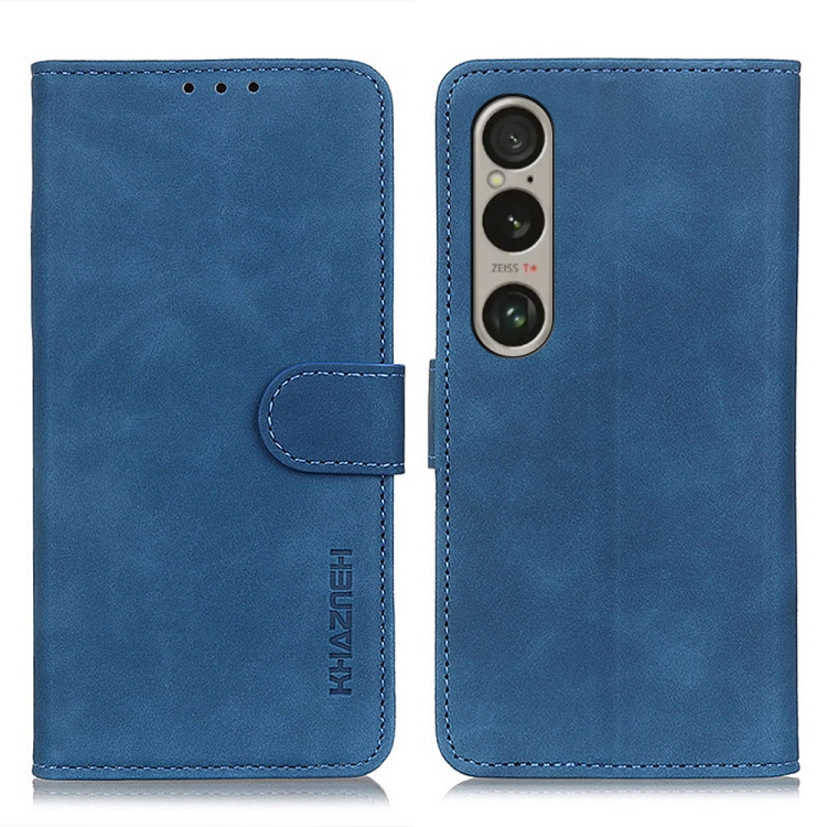 KHAZNEH RETRO Flip tok Sony Xperia 1 VI kék akciós termékkép 1