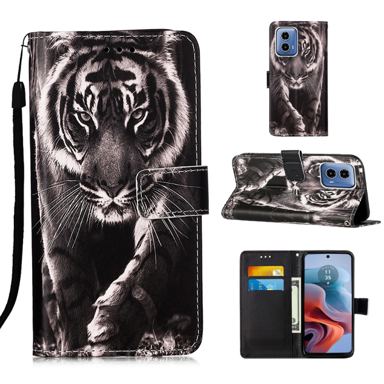 ART pénztárcavédő Motorola Moto G34 5G BLACK TIGER telefonhoz termék 2. képe