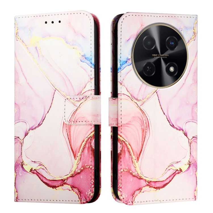 ART MARBLE Pénztárcahuzat Huawei Nova 12i ROSE GOLD-hoz akciós termékkép 1