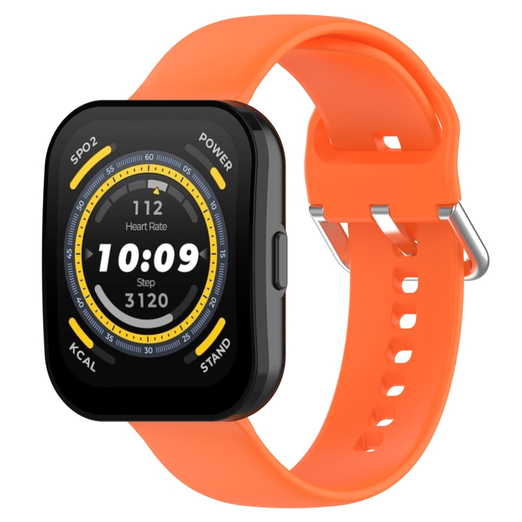 SILICONE Cserélhető szíj Amazfit Bip 5 narancshoz akciós termékkép 1
