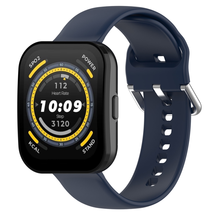SILICONE Cserélhető szíj Amazfit Bip 5 kék akciós termékkép 1