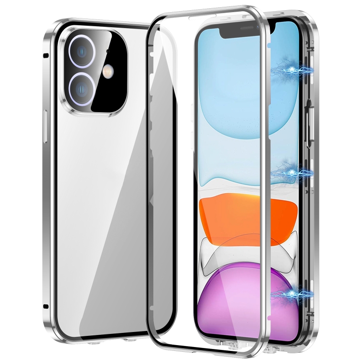 Mágneses borító 360 Apple iPhone 11 ezüst akciós termékkép 1