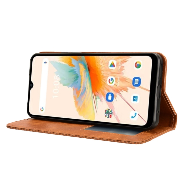 BUSINESS pénztárcahuzat Umidigi A15 / A15C barna termék 2. képe
