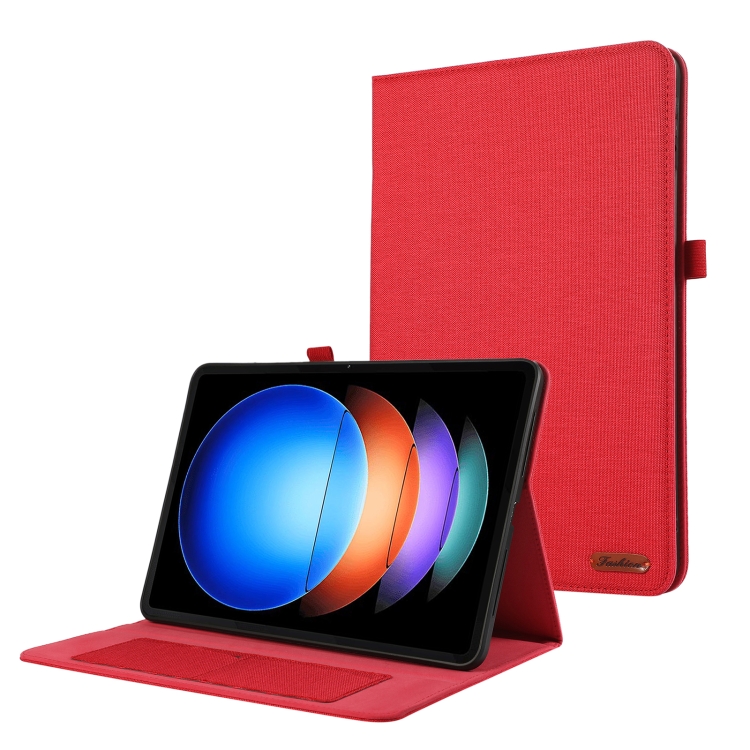 SZÖVET Flip borítás Xiaomi Pad 6S Pro piros akciós termékkép 1